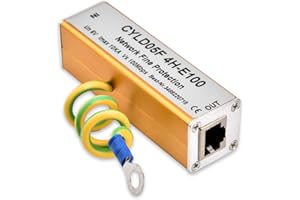 SONEW 5V Alimentatore Protezione fulmini Adattatore RJ45 RJ11 Ethernet Protezione sovratensioni di rete