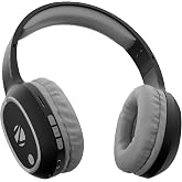 ZEBRONICS Thunder (2026 Upgrade) Wireless Headphones, BT v6.0, True 60 hrs Playback, 40mm Drivers, ENC, Gaming Mode, Dual Pai