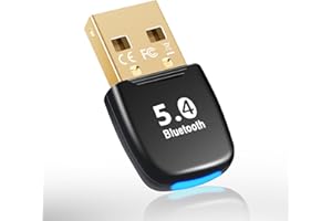 Banaone Adattatore Bluetooth 5.4 USB per PC, Bluetooth Dongle USB, Chiavetta Bluetooth Adattatori, Low Latency, Plug & Play, con Windows 7/10/8.1/11, per Desktop, Laptop, Auricolari, Tastiera, Mouse