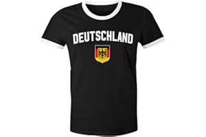 MOONWORKS Camiseta clásica para hombre, diseño de bandera de Alemania