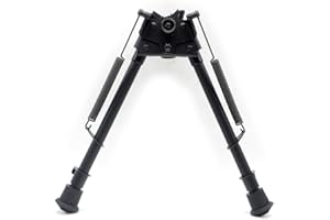 TRIROCK 9-13 Pulgadas Giratorio Inclinable Bípode para Rifle de Caza