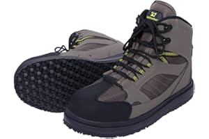Kylebooker Men's Fishing Hunting Wading Boots Lightweight Anti-Slip Waders Shoes