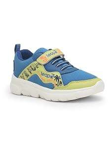 Liberty LEAP7X Pink & Royal Blue Sports Shoes for Kids