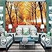 Produktbild Wmbz benutzerdefinierte jede größe 3d fototapete mural 3d herbst goldene holz landschaftsmalerei hintergrundbild wohnkultur für arbeitszimmer-400X280cm