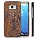 Produktbild Samsung Galaxy S8 Schutzhülle, Echt-Holz Handy Cover Schutzhülle mit PC Bumper Hülle Schale Holz Case Etui für Samsung Galaxy S8 Smartphone
