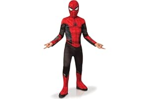 Rubies Official Marvel Spider-Man No Way Home Classic Childs Black and Red Costume, Kids Superhero Fancy Dress