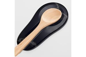 CRAFTSOFEGYPT Marble Spoon Rest - Heat-Resistant,Spoon Holder for Stove Top - Kitchen Utensil Holder for Spoon, Ladle, Spatula & Other Accessories