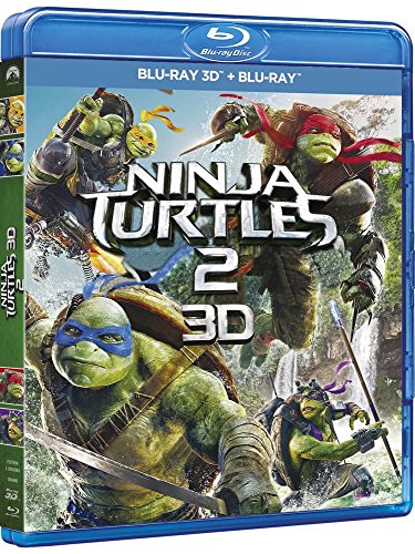 Book's Cover ofNinja Turtles 2 Combo Bluray 3D  Bluray 2D