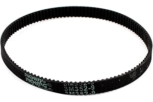 Ruilogod CNC 352mm Pitch Länge 117 Zähne Industrielle Zahnriemen 3M-352-9, 13,8"Länge, Nylon