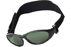 Gafas de sol polarizadas para bebés para niños/niños pequeños y niñas, 100% protección solar para edad de 2 a 4 años UV400 MFAZ Morefaz Ltd, color Negro, talla Talla única