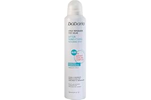 BABARIA - Aftersun spray 250 ml | Crema After Sun Hidratante y Refrescante con Aloe | Fórmula Vegana | Rápida Absorción | Prolonga el Bronceado