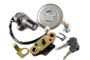 CMPO Lock Set Complete compatible with Lexmoto Venom EFI SK125-22-E4/Viper 125 SK125-22A, compatible with Romet Division 125 SK125-22 (ROMET)