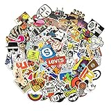 aufkleber set motorrad Hohe Klebkraft - dauerhaft Halt! Ein Paket 100 verschiedenen, zufällig ausgewählte einzelne Sticker!