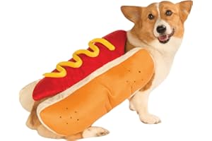 RUBIES Disfraz Oficial de Rubie'S Hot Dog Food para Mascotas, Talla Grande para Halloween, Halloween