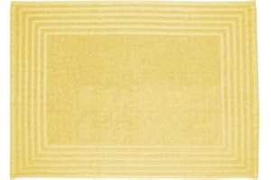 BARCELÓ TEXTIL Barceló - Alfombra baño Diamante - 50x70 cm - Color Amarillo
