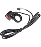 Interrupteur à Bascule Universel Pour Guidon 22,5 Mm - Pour Scooter, Vélo électrique, Phare, Vitesse (câble 1,5 M) - 5