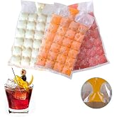 Monte Lua 2 Paket 480 Adet Buz K&uuml;p&uuml;, Buz Torbası, Kolay &Ccedil;ıkarılan Buz K&uuml;p&uuml; Kalıp Tepsileri, Dondurucu, Kokteyl, Kemik Suyu To