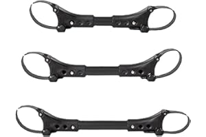 JLOBNYIUN Connecteurs de poussette - Connecteur de poussette double, adaptateur de poussette | Connecteur de poussette jumeaux avec joints ajustables, accessoire universel pour poussette jumelle