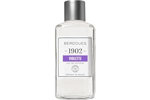 BERDOUES 1902 Eau de Cologne Violette, Fraîche et Délicate Made in France, Sans colorant Parfum femme et homme, recharge 480ml