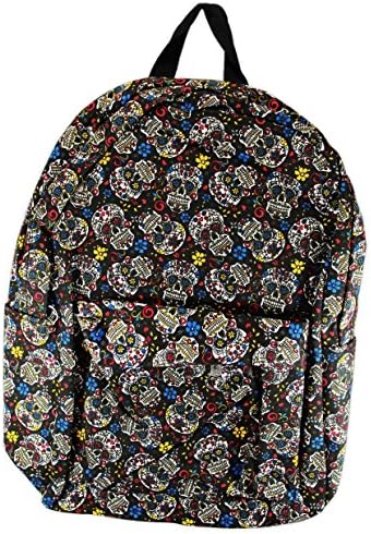 Sugar Skulls Rucksack. Day of the dead. Suitable for light day-to-day use. Bag, backpack, day bag.