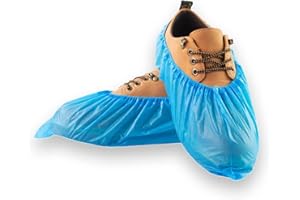 SIYUPU 10 Pack Boot Covers, Shoes Covers Overshoes Extra Thick Waterproof Overshoes Shoe Protector Slip Overshoes, Indoor Outdoor Heavy Duty