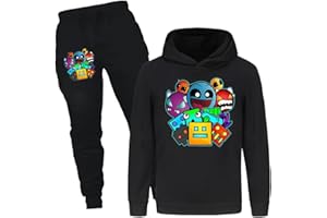 Rzfbeeok Boys Girls Dash Merch Tracksuits Kids Hoodies and Trousers 2pc Sportwears Outfits