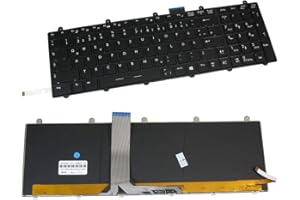 TRADE-SHOP Original Laptop Keyboard with Backlight QWERTZ German for MSI GE60 GE70 GP60 GP70 GT60 GT70 GT780 GT780DX GT783 GX60 GX70 GX780 MS-16F4 MS-16GC MS-16GF MS-1757 German keyboard layoutGerman keyboard