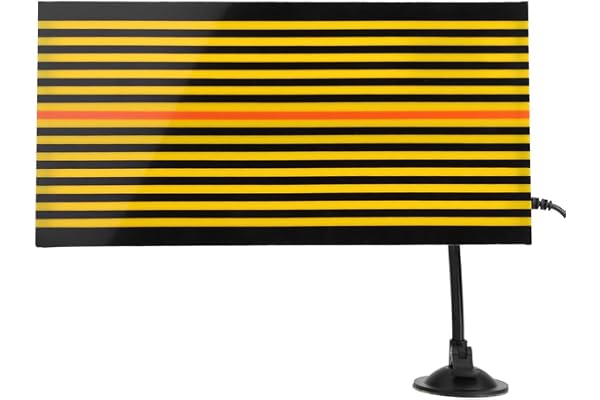 Qiilu Débosselage Voiture, outil ligne Conseil réflecteur avec LED Light outils de réparation de dent sans peinture