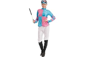 Fun Shack Horse Jockey Fancy Dress Women, Jockey Costume Women, Jockey Outfits Fancy Dress, Jockey Costume Adult Women