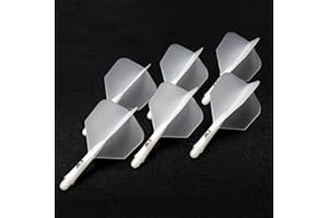 CUESOUL 6 Piezas Rost Eje de dardo Integrado y Plumas