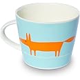 Scion Living - Keith Brymer Jones Collaboration Range - Mr Fox Ceramic Mug - Duckegg/Orange - 350ml