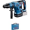 Bosch Professional 18V System Cordless Rotary Hammer BITURBO GBH 18V-36 C (incl. GCY 42 Bluetooth module, Aux. Handle, machine cloth, grease tube, Carrying Case, without battery/charger)