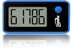 iGANK Simple Pedometer 3D Walking Step Counter With Lanyard Clip on