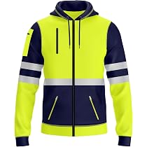 Giacca Alta Visibilità TeXXor Whistler – Impermeabile E Antivento, Con Cappuccio E Strisce Riflettenti – Taglie S-XXXL