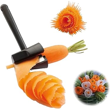 KEWUF Zwiebelschneider 2-teilig - Edelstahl Gemüseschneider Für Gleichmäßige Scheiben