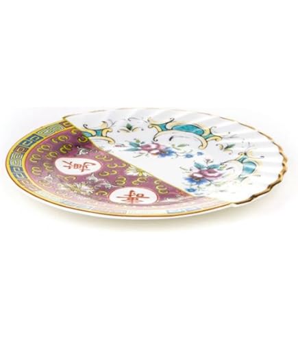 Assiette à Fruits Seletti Hybrid – Céramique, Diamètre 20 Cm – Collection When East And West Combine