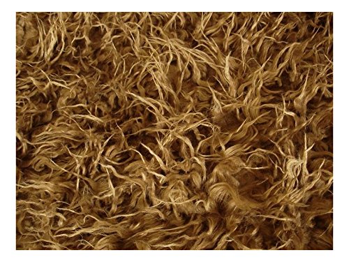 Fabrics-City Camel Rastafell Langhaar Fell Stoff Ca. 800G Stoffe Meterware, 2627