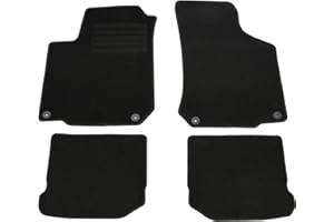 AD TUNING GMBH & CO. KG AD Tuning GmbH hg3823 Terciopelo Ajuste Soporte, Negro Fã ¼ r Juego de Alfombrillas para Seat Leon 1 M, Mod. BJ. 3/00 – 8/05