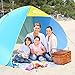 Produktbild Bfull [Großes Zelt XXL für 1-4 Personen] Strandmuschel Pop up Zelt 230cm x 175cm x 145cm Familie Tragbares Strand-Zelt mit LSF50+ UV-Schutz