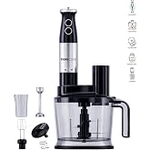 TIGRECOOK Mutfak Robotu &ndash; El Blenderı, Doğrayıcı, Rende ve &Ccedil;ırpıcı Seti 1800W