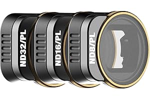PolarPro - DJI Mini 3 Pro - Vivid - ND8/PL + ND16/PL + ND32/PL (3-Pack) - Ultra-Lightweight Aluminium - Precisely Engineered - Horizontal and Vertical Shooting Modes - Colour Neutrality