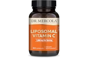 Dr. Mercola Liposomal Vitamin C Dietary Supplement, 30 Servings (60 Capsules), Immune Support, Non GMO, Soy Free, Gluten Free