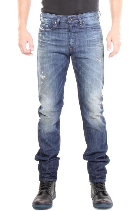 Diesel Braddom Wash 0888P Regular Slim Carrot - Blue - 27W 