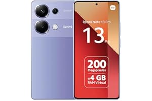 Xiaomi Redmi Note 13 Pro-Smartphone 8GB RAM 256GB ROM, Pantalla AMOLED 6.67",Lavender Purple[Global Version]