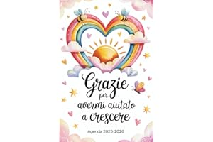 AGENDA MAESTRA 2025 2026: Regali Maestre Fine Anno | Pianificatore Settimanale E Mensile