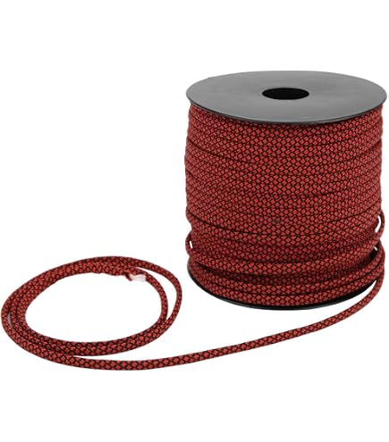 Corde Paracord 7 Brins 50m X 4mm - Résistance 200kg, Polypropylène/Polyester, Légère, Polyvalente, Pour Camping/Bricolage