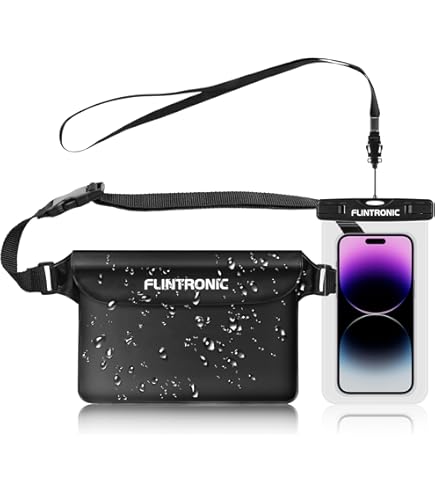 Coque Étanche Universelle IPX8 Pour Téléphone Jusqu'à 7 Pouces - Noir