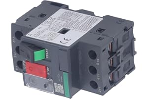 SEAFRONT Interrupteurs de Protection de Moteur, Disjoncteur Magnétique Thermique, Protection contre les Surcharges sur Rail de 35mm, AC 690V (GV2-ME08 2,5-4A)