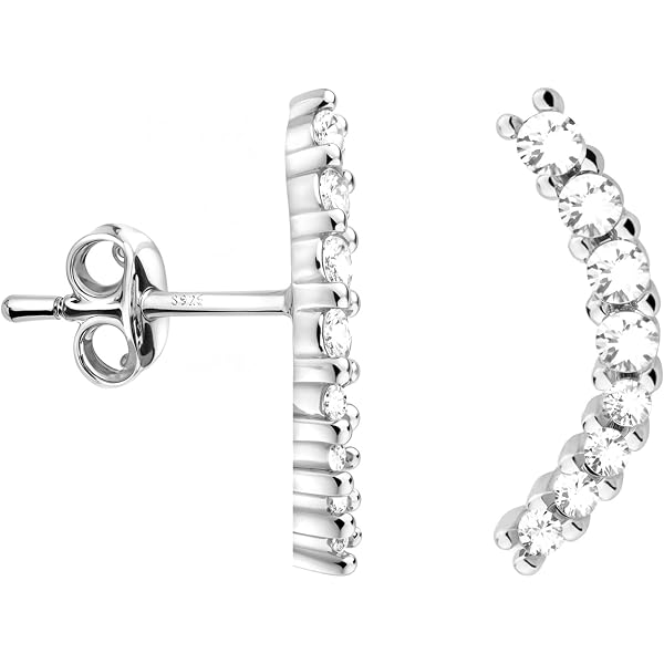 Mini Orecchini A Perno Argento 925 Con Cristalli Blu E Occhio Di Allah, Donna, Ipoallergenici, Misura 3,5x6,7 Mm