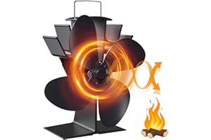 Drcokars Ventilateur de cheminée sans courant réglable